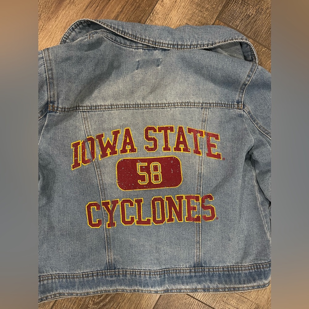 Iowa State jean jacket